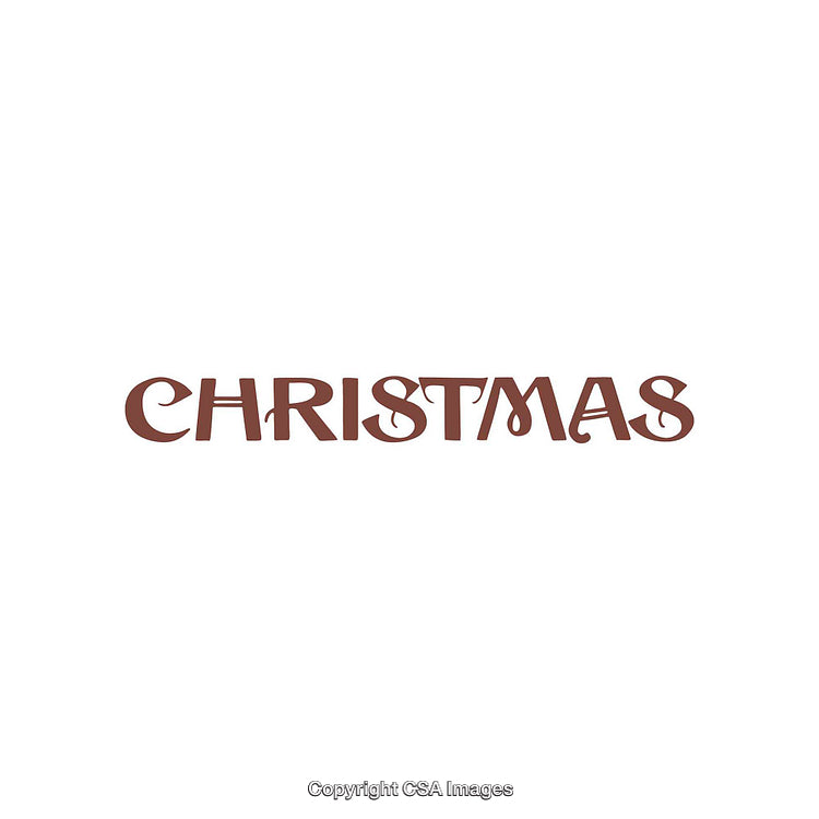 Elegant Classic Christmas Typography in Minimal Design Style