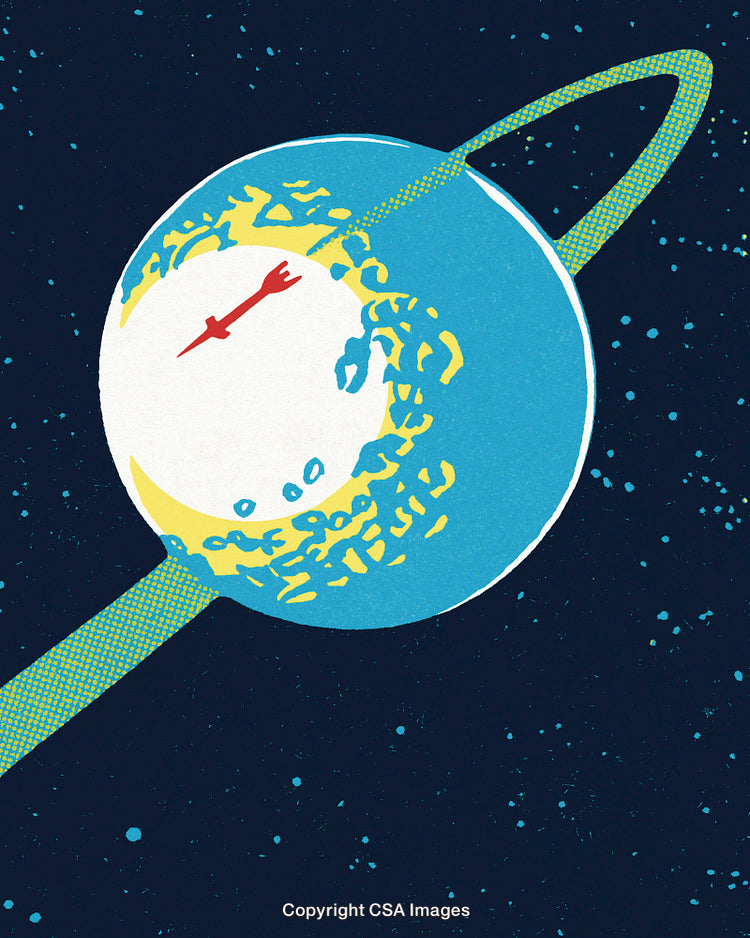 Spacecraft Orbiting a Planet