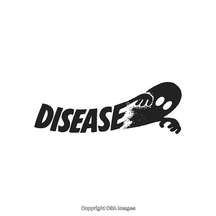 Creative Illustration of Disease Concept With Ghostly Figure Design