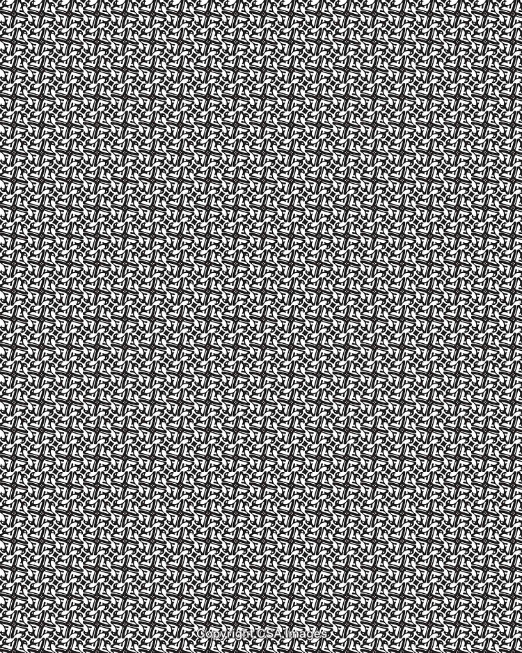 Seamless Black and White Geometric Pattern Design Background