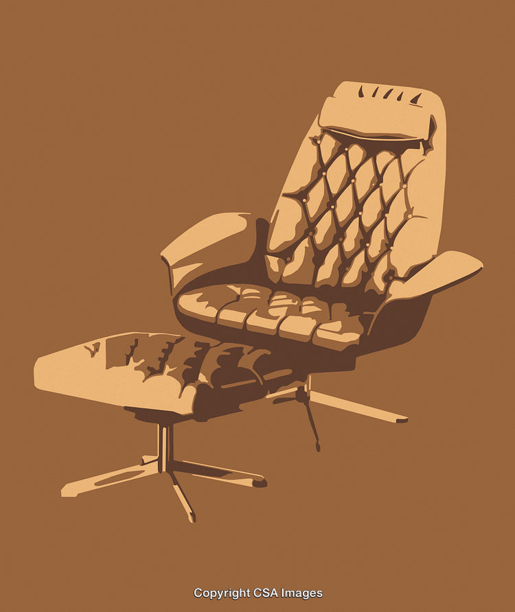 Chair and Footstool