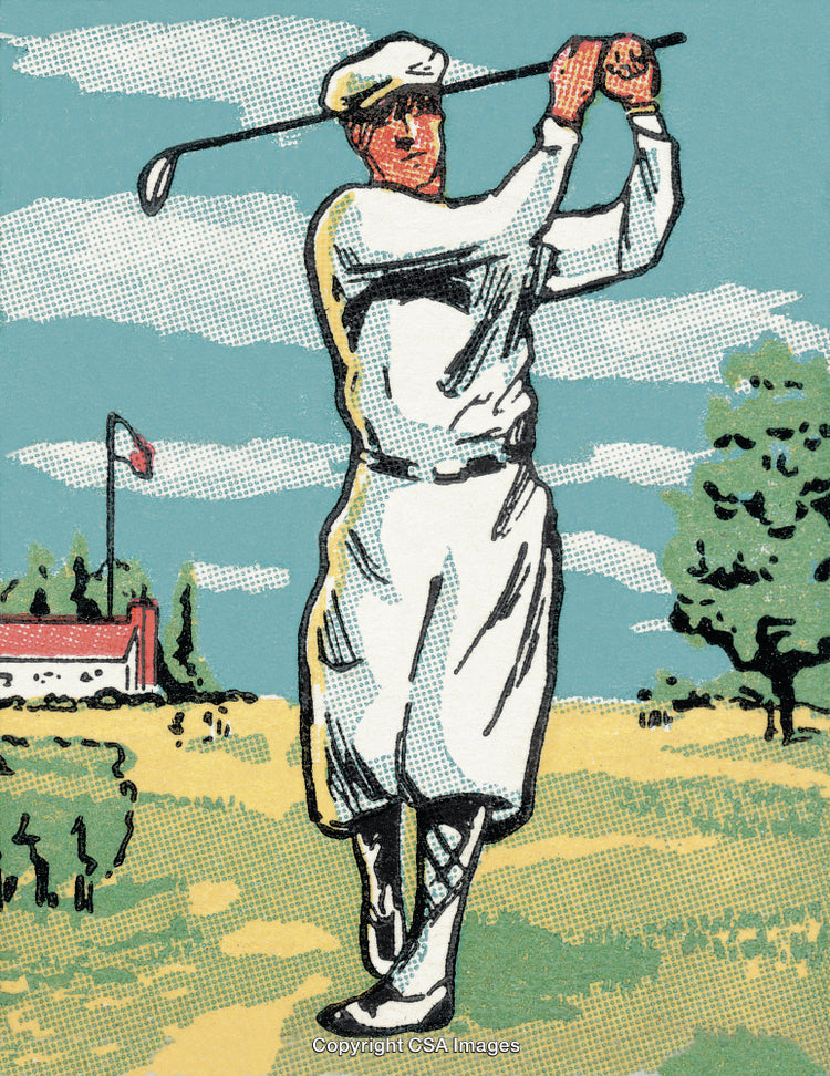 Man Golfing