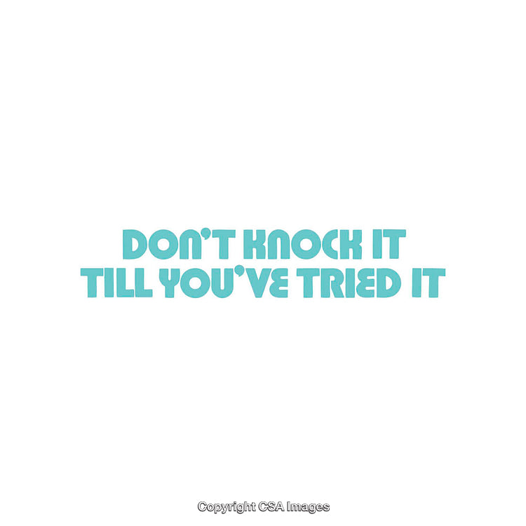Inspirational Quote Design Featuring Encouraging and Motivational Words in Blue Text