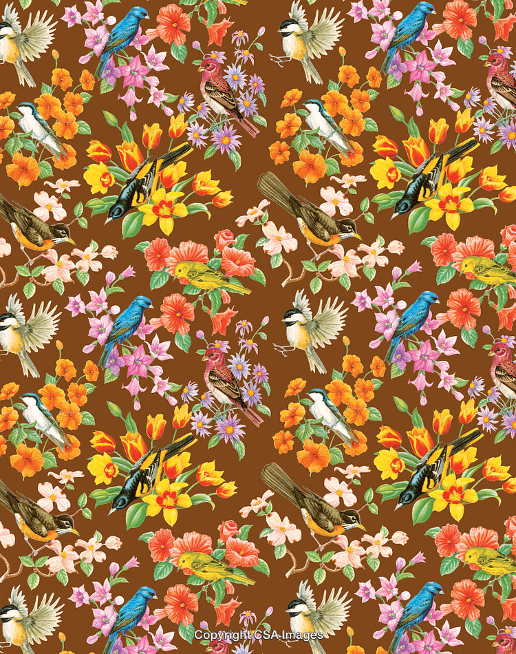 Brown Bird Pattern