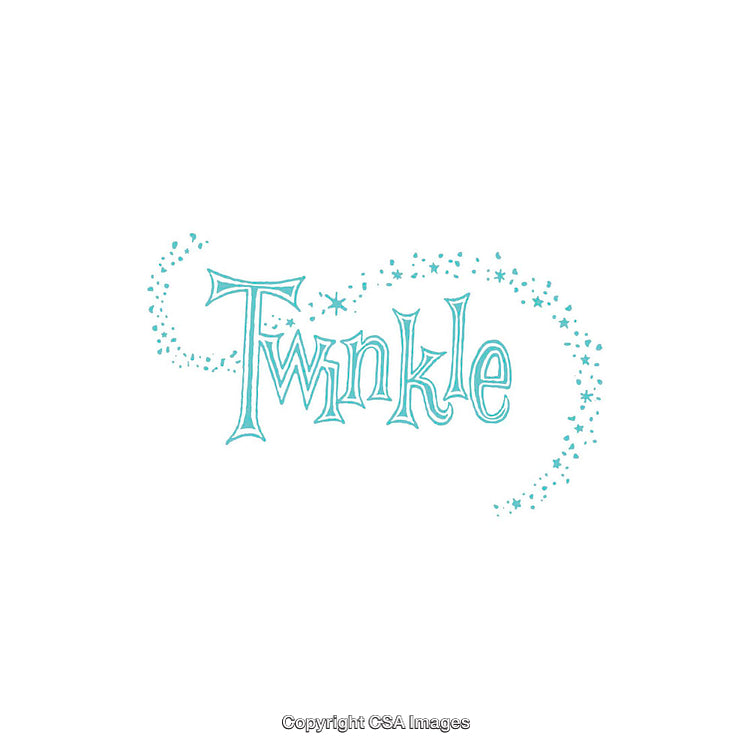 Whimsical Gradient Typography with Twinkling Star Accents on a White Backdrop