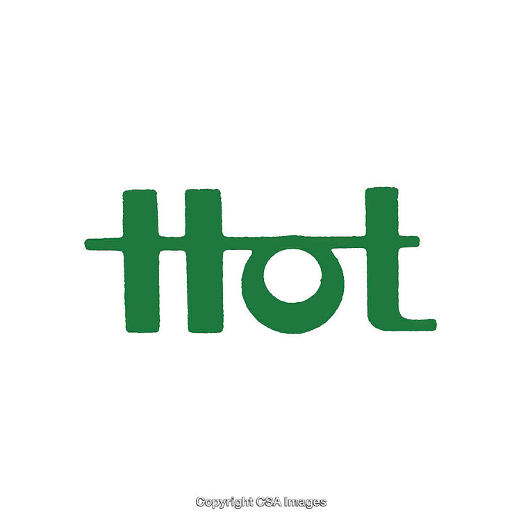 Green Text with Stylized Typography on White Background