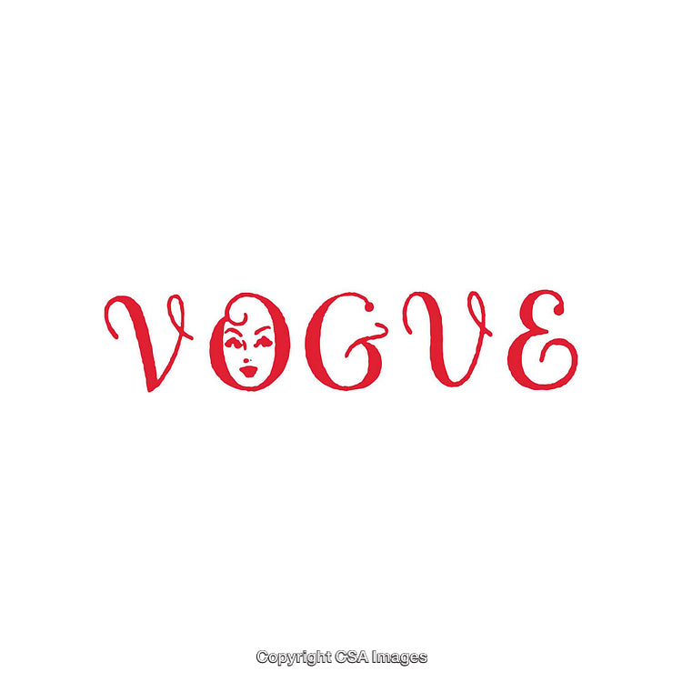 Creative Stylish Red Typography Design Featuring Elegant Fashion-Influenced Elements