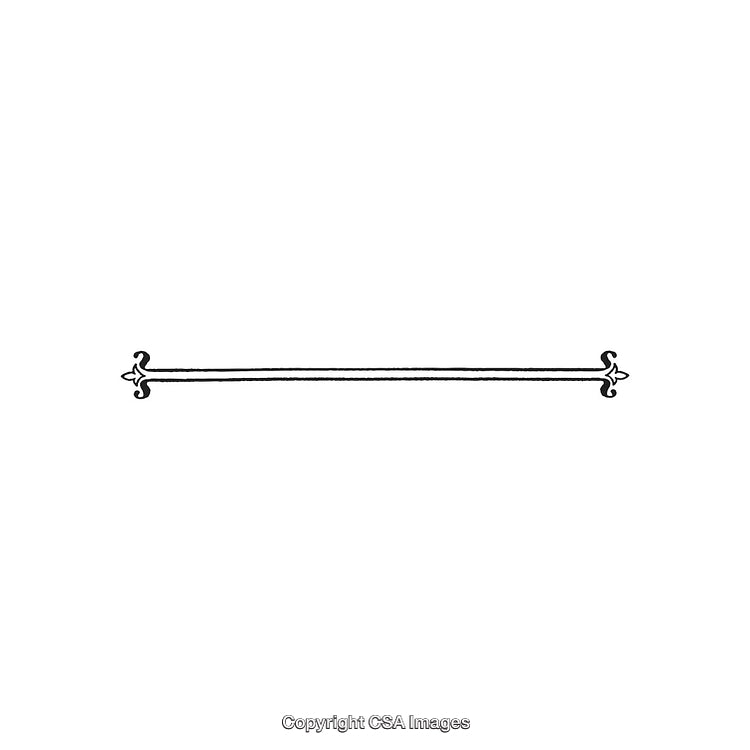 Elegant Black and White Decorative Ornamental Line Design