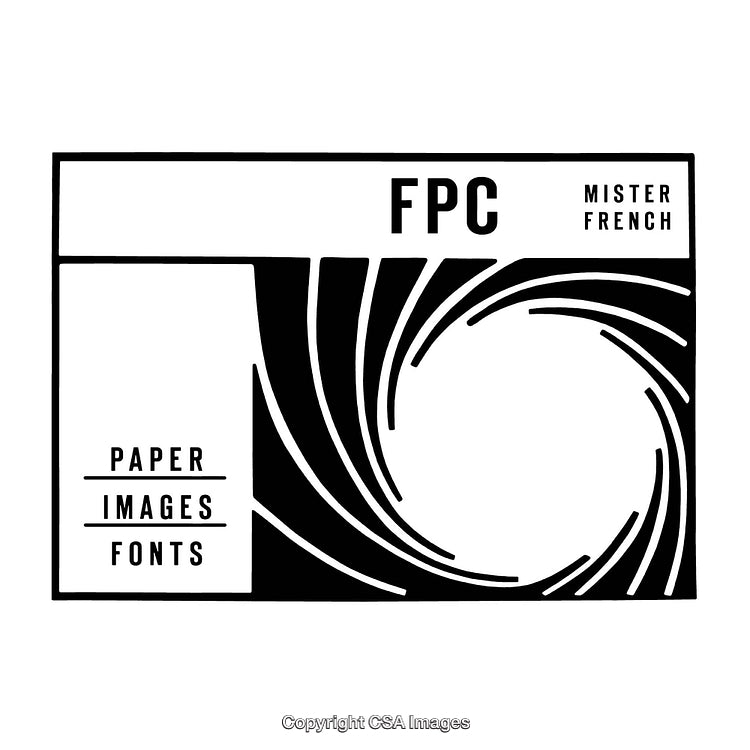 Elegant Black and White Graphic with Bold Borders and Geometric Elements