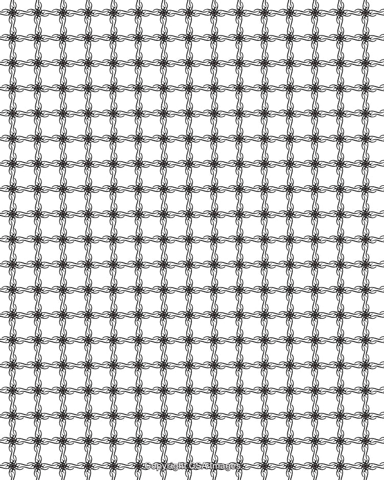 Intricate Black and White Background Pattern with Geometric Repetition