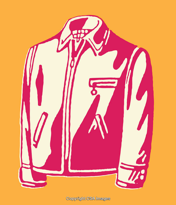 Vibrant Artwork of a Jacket Illustration in Bold Color Styles