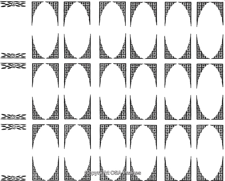 Seamless Black and White Decorative Pattern for Backgrounds or Design
