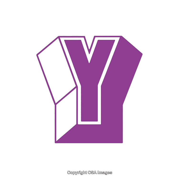 Creative Graphic Representation of the Letter Y