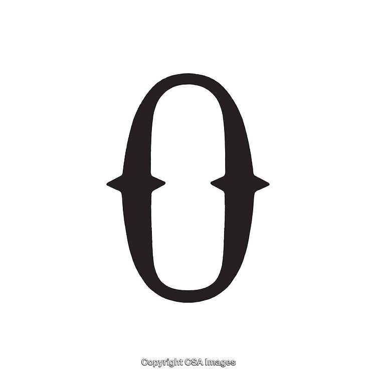 Black And White Minimalist Design Featuring A Stylized Cent Symbol