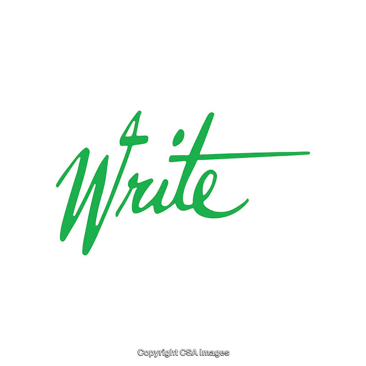 Elegant Green Cursive Write Logo Design Against White Background