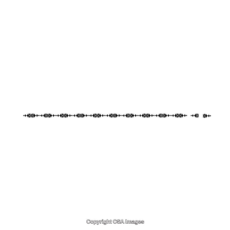 Ornate Black and White Decorative Border Pattern with Elegant Design