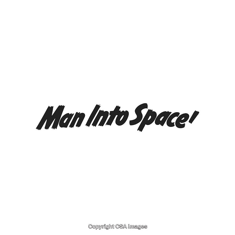 Man Into Space Logo Artwork Showing Bold Typography