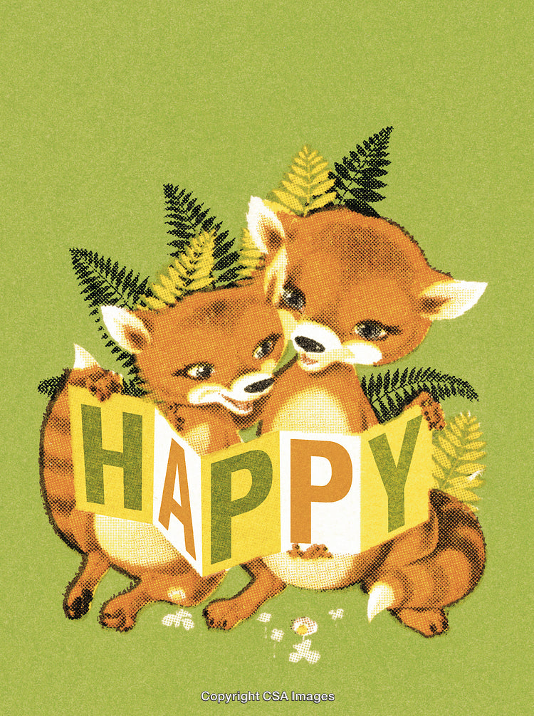 Adorable Animals Sharing Happiness in a Playful Nature Theme