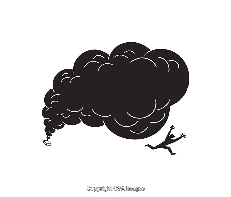 Abstract Black-and-White Art Depicting Chaos and Escape