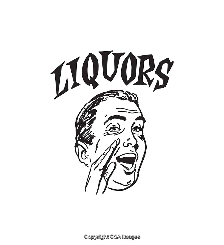 Retro Style Illustration Featuring Man and Bold Text with Vintage Vibe