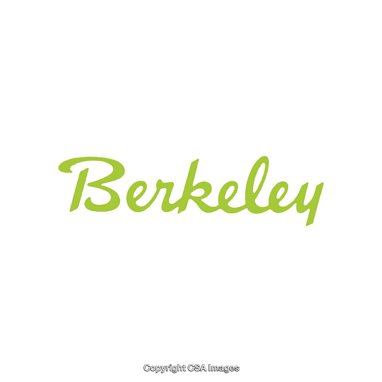 Green Handwritten Berkeley Font on a Clean White Background