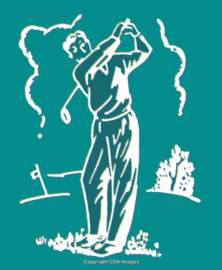Man Golfing