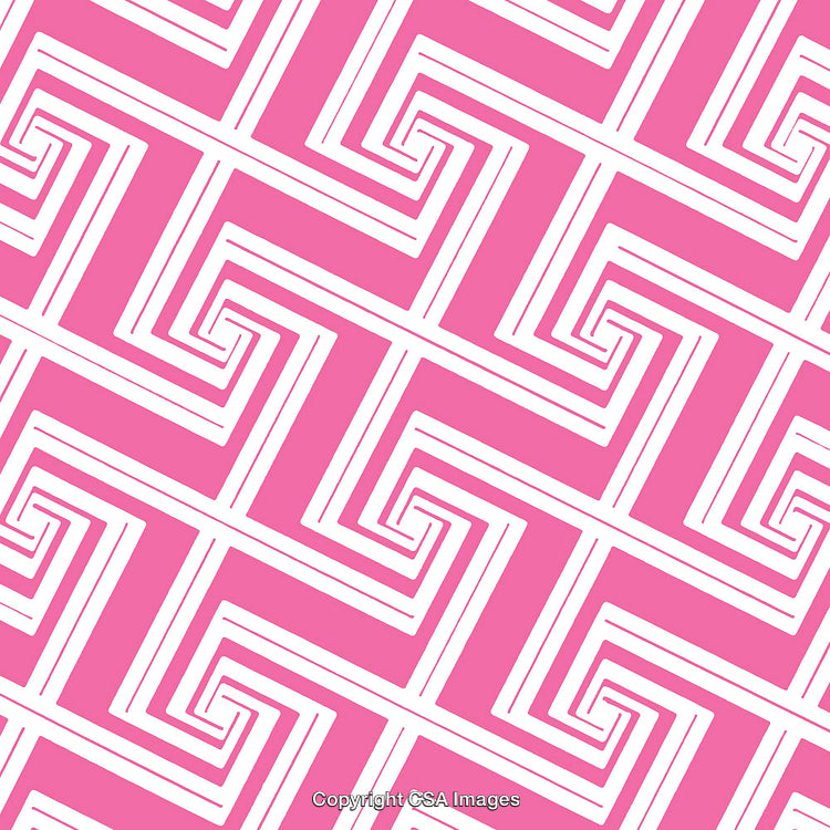 Pink Abstract Geometric Pattern With Angular Line Design