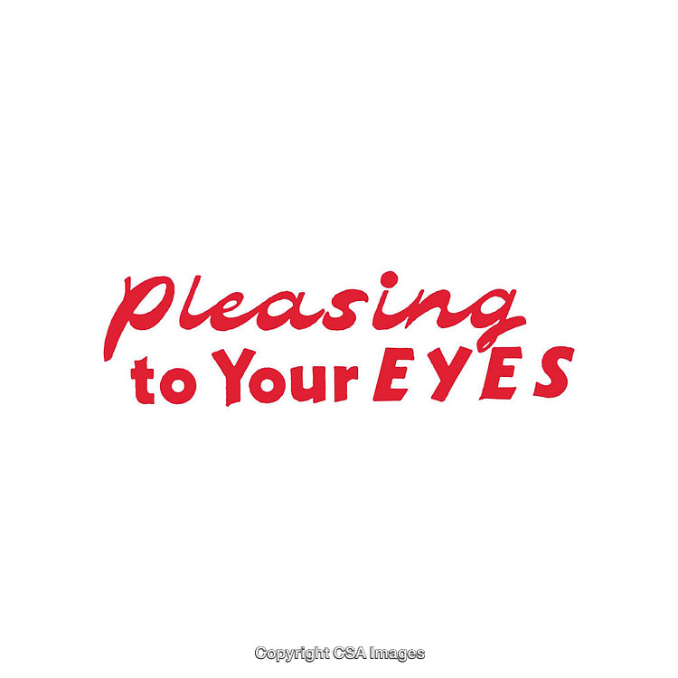 Bold Red Typography With a Clean White Background