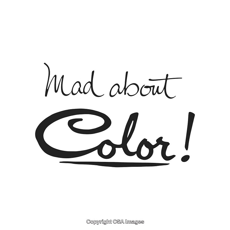 Handwritten Phrase Expressing Passion for Vibrant Colors on a Minimal Background