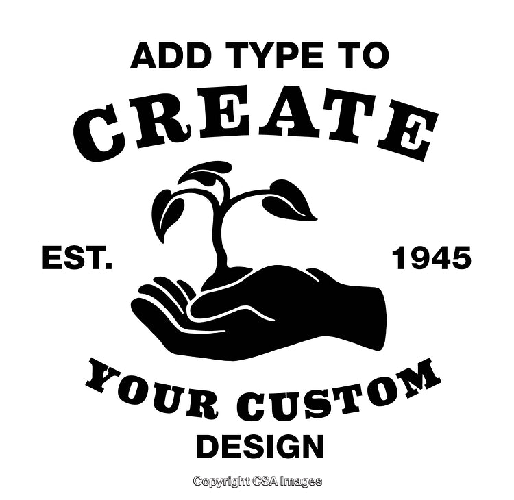 Hand Holding Plant Design Format