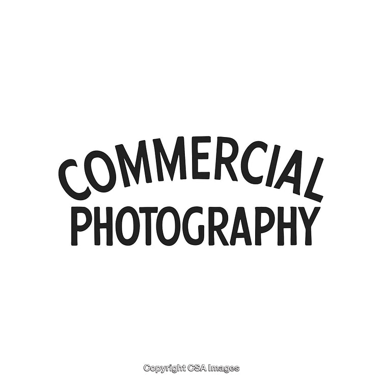 Minimalist Typography of Commercial Photography Concepts in Modern Black Design