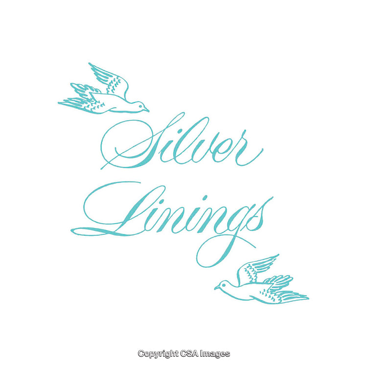 Elegant Script with Birds Embodying Hope and Inspiration
