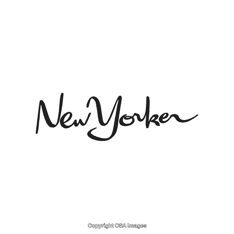 Artistic Representation of New York City in Black Calligraphic Style