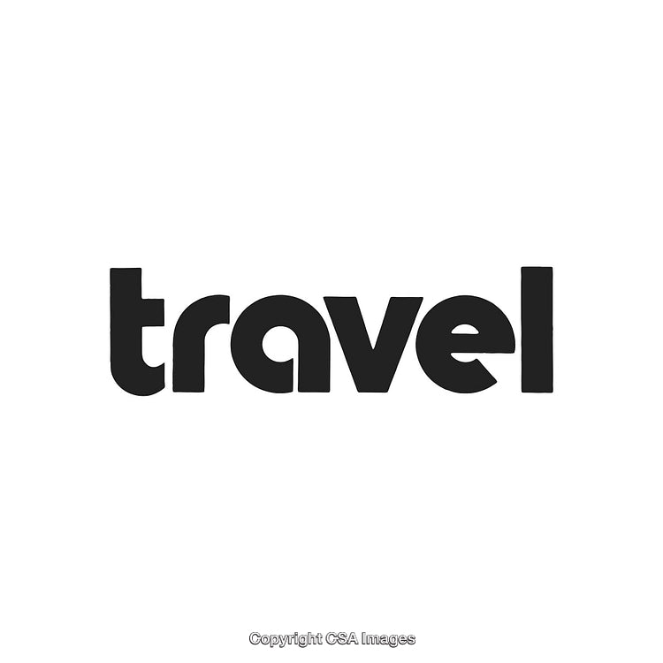 Modern Travel Theme Design With Bold Text for Tourism and Exploration