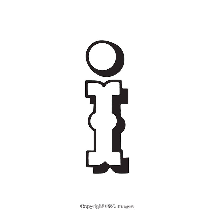 Creative Artistic Depiction of the Letter 'I' in Bold Typography