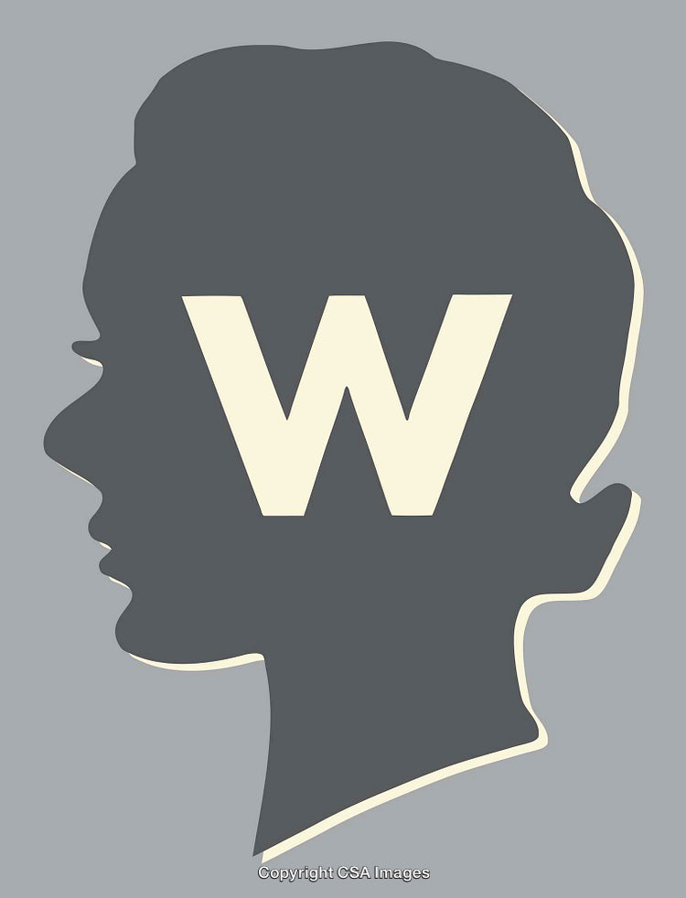 Silhouette Design with Modern Lettering in Minimalist Gray and White Tones