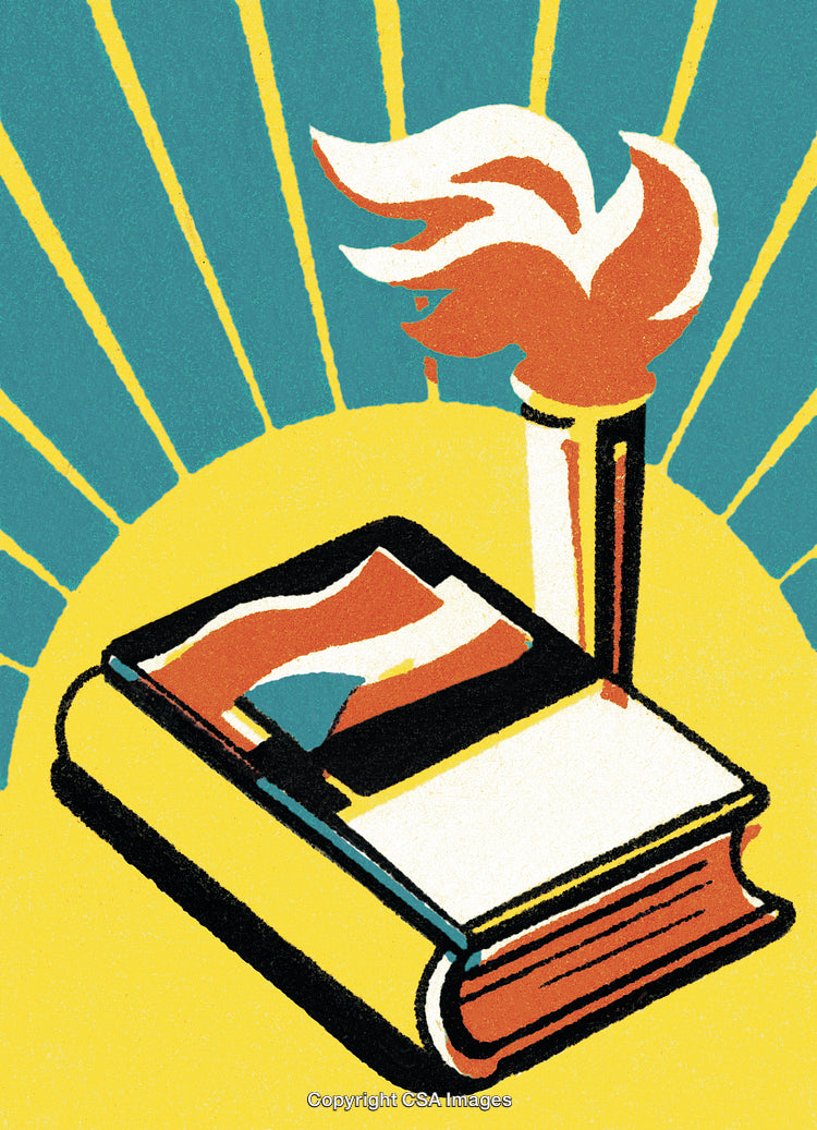 Book and Torch