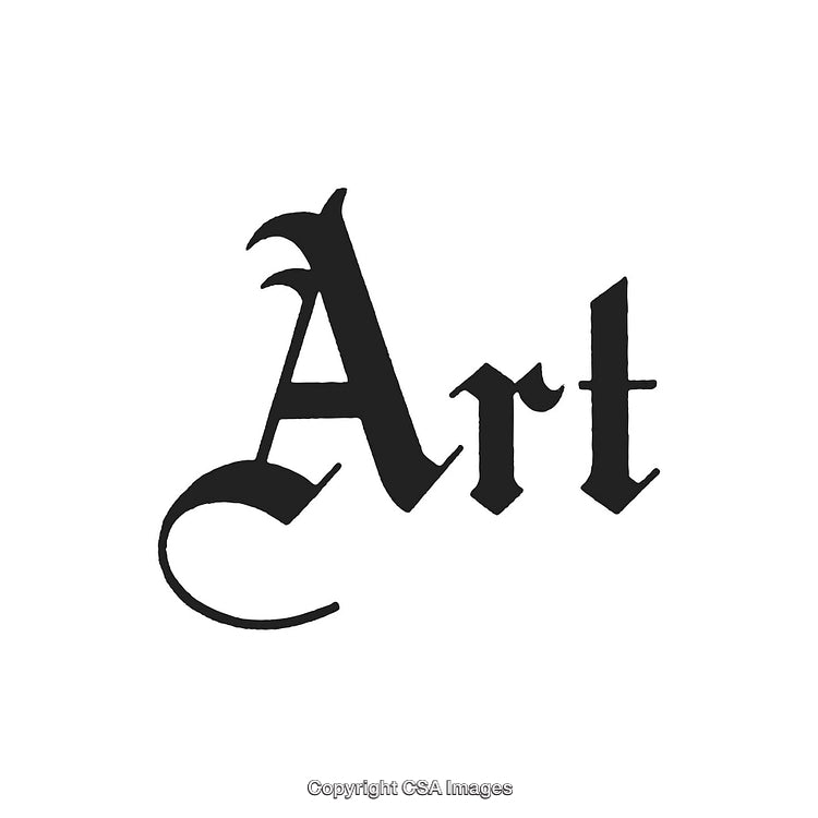 Elegant Black Gothic Font Depiction Emphasizing Artistic Themes and Decorative Style