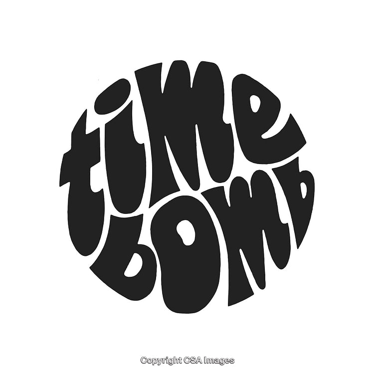 Abstract Graphic Typography Design Featuring Bold Text in Artistic Layout