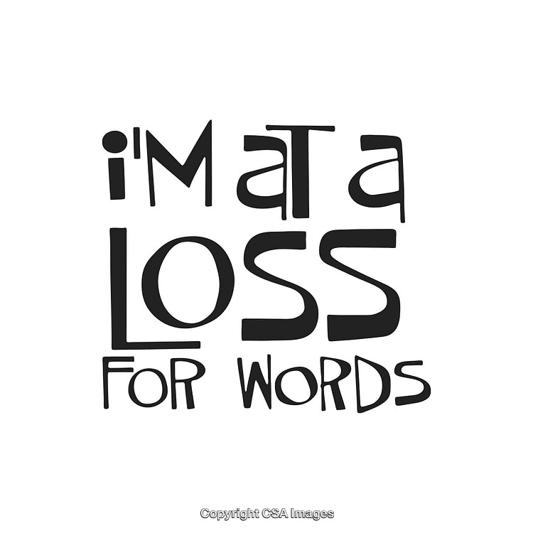 Creative Typography Design Expressing Loss for Words with Artistic Fonts