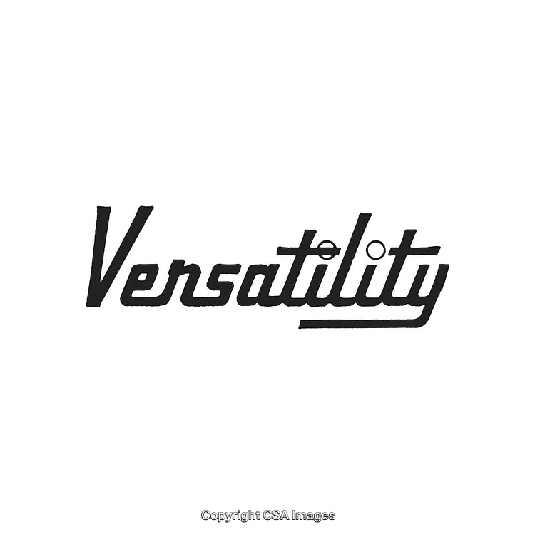 Stylized Typography Showcasing Versatility Concept with Bold and Unique Design Elements