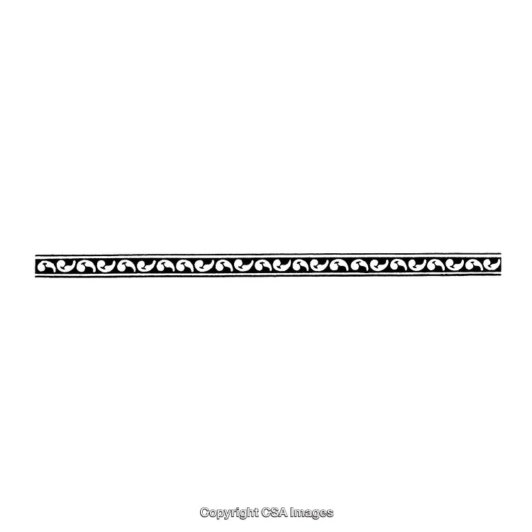 Elegant Black and White Decorative Border Design