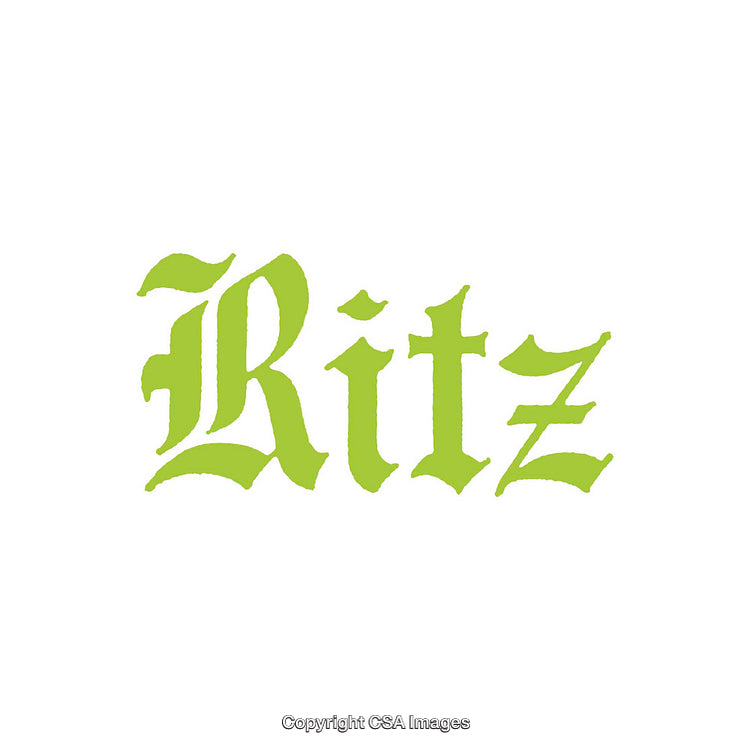Lime Green Calligraphic Typography on Stark White Background
