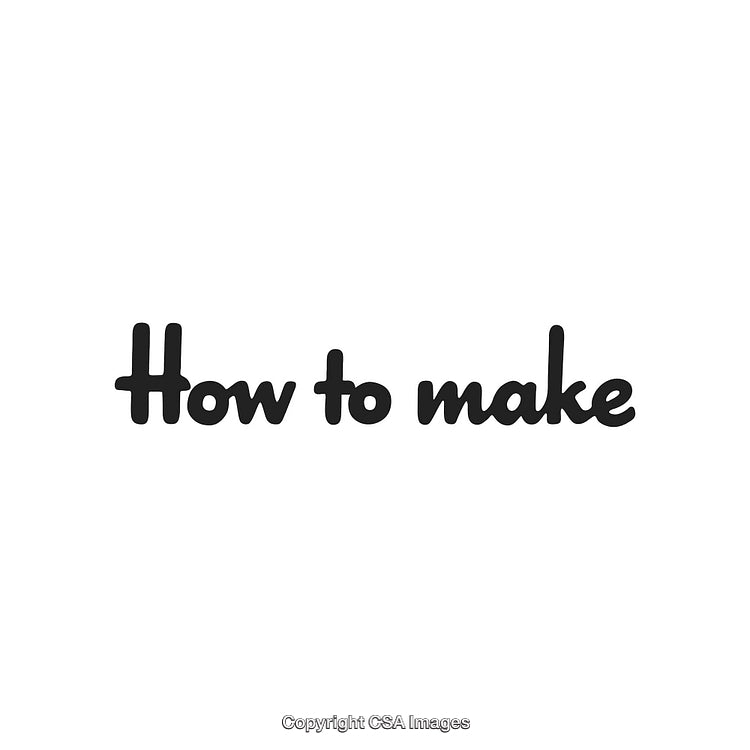 Text Depicting the Phrase 'How to Make' in Stylish Font