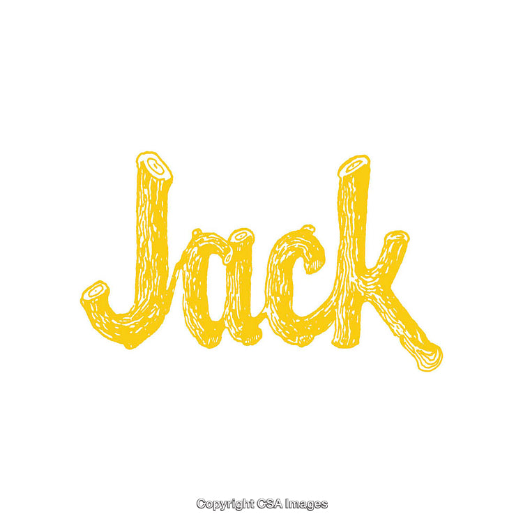 Yellow Text Artwork Resembling Wooden Style with Intricate Detailing