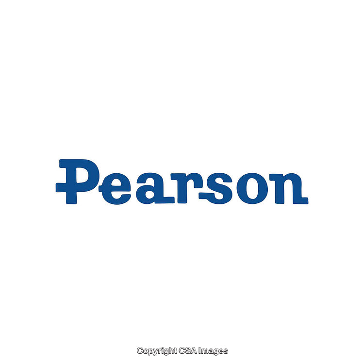 Blue Pearson Logo on a Clean White Background