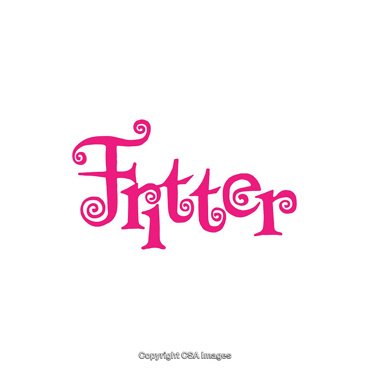 Playful Pink Whimsical Text in Decorative Font on White Background
