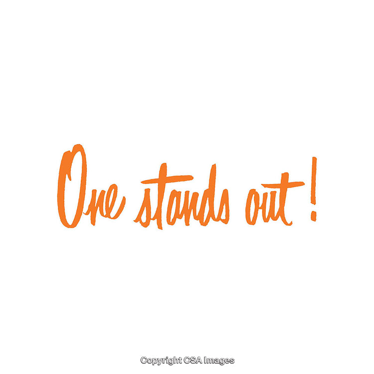 Orange Motivational Text With Bold Statement Design on White Background