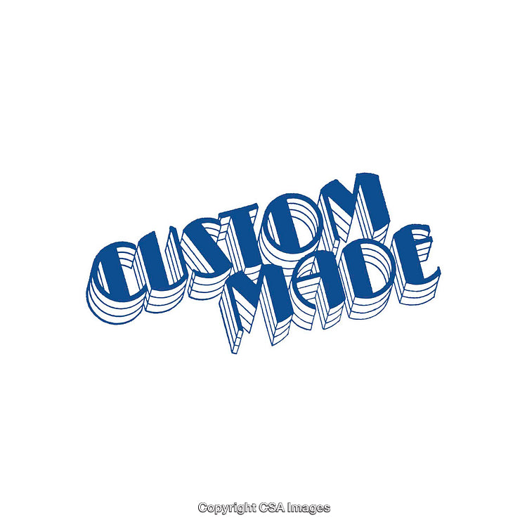 Blue Abstract Custom Made Design Artistic Typography Illustration