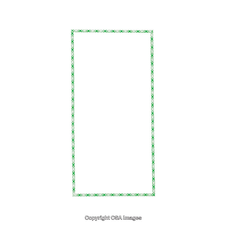 Elegant Green Pattern Frame Suitable for Decorative and Artistic Uses